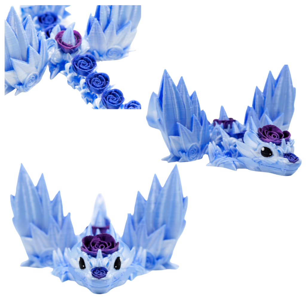 Ruchomy Skrzydlaty Smok Lumindra ARCTICFROST L