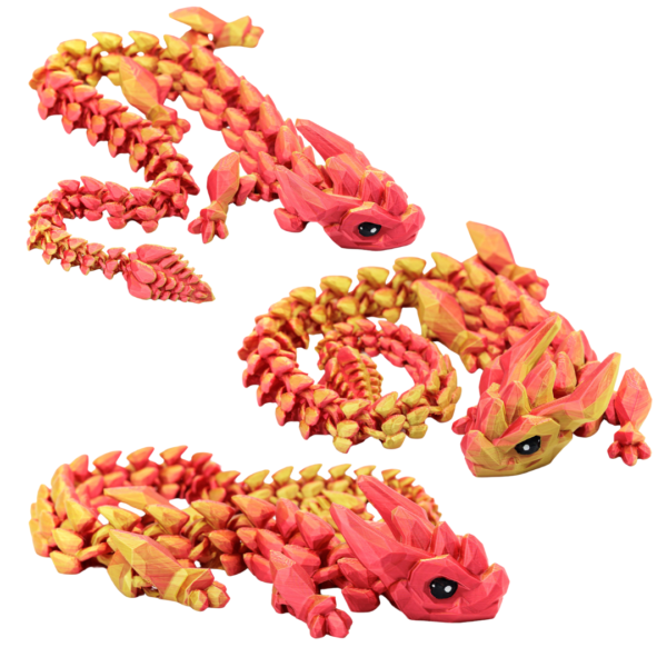 Ruchomy Smok Zelthar GOLDROSE 59 cm