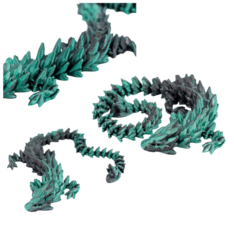 Ruchomy Kryształowy Smok DARKFOREST 46 cm