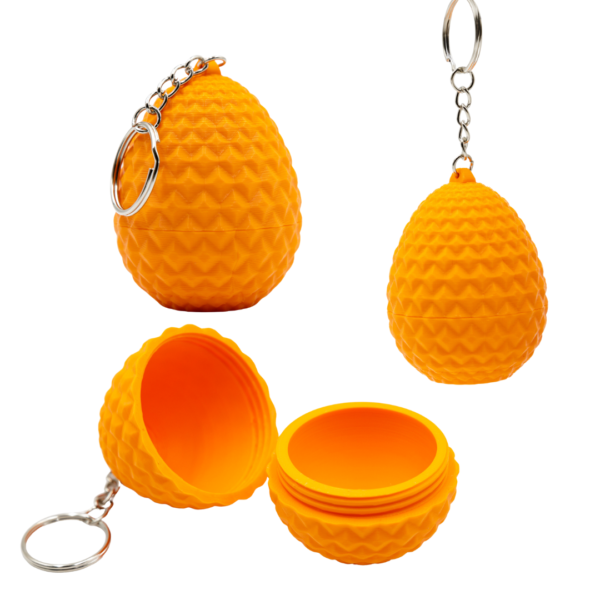 Smoczy brelok do plecaka czy torebki pomarańcz