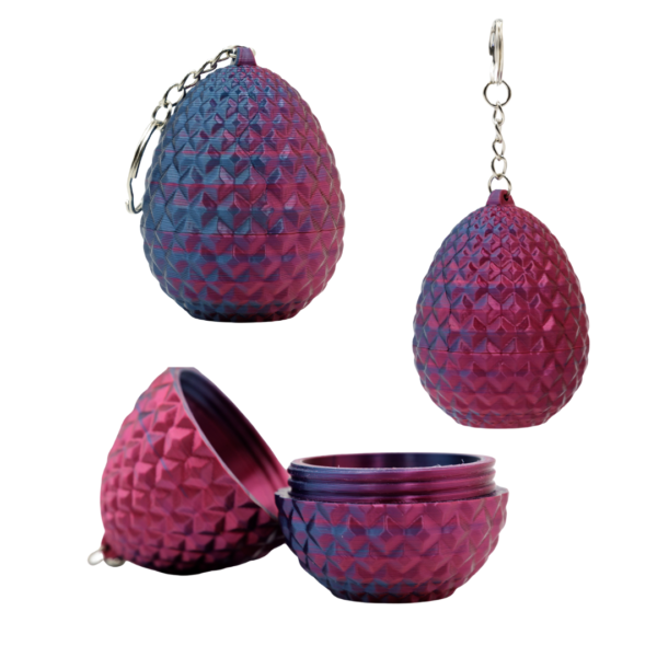 Smoczy brelok do plecaka czy torebki puurpurowy