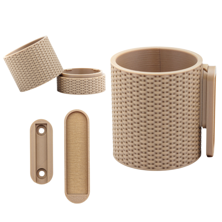 Osłonka na doniczkę Loft BasketWeave