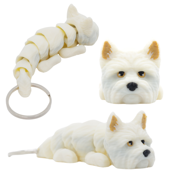 Brelok do kluczy Breloczek Piesek West Highland Terrier Na Prezent