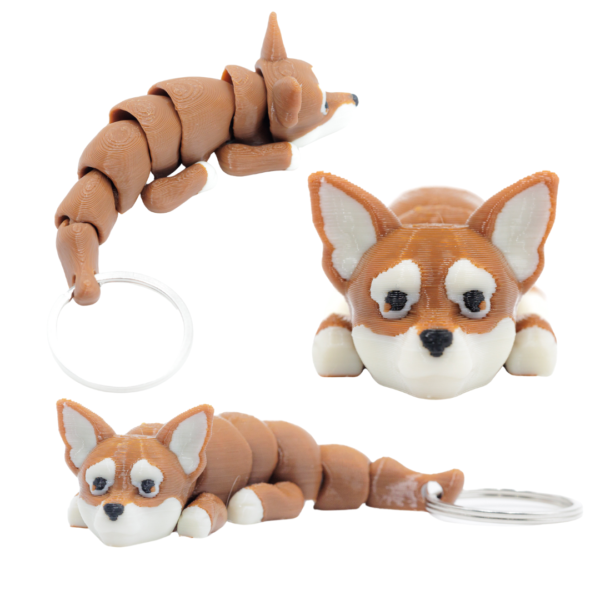 Brelok do kluczy Breloczek Piesek Chihuahua ciemnobrązowy Na Prezent