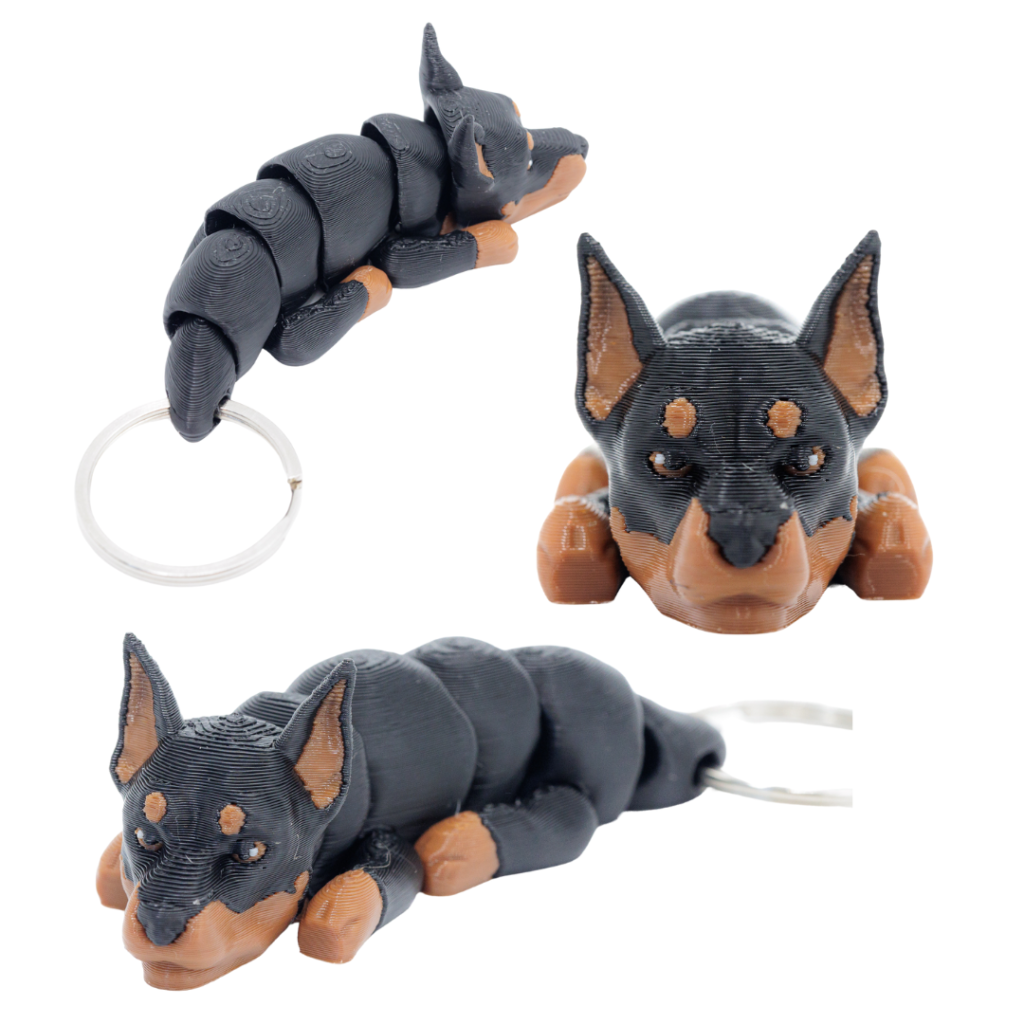 Brelok do kluczy Breloczek Piesek Doberman Na Prezent