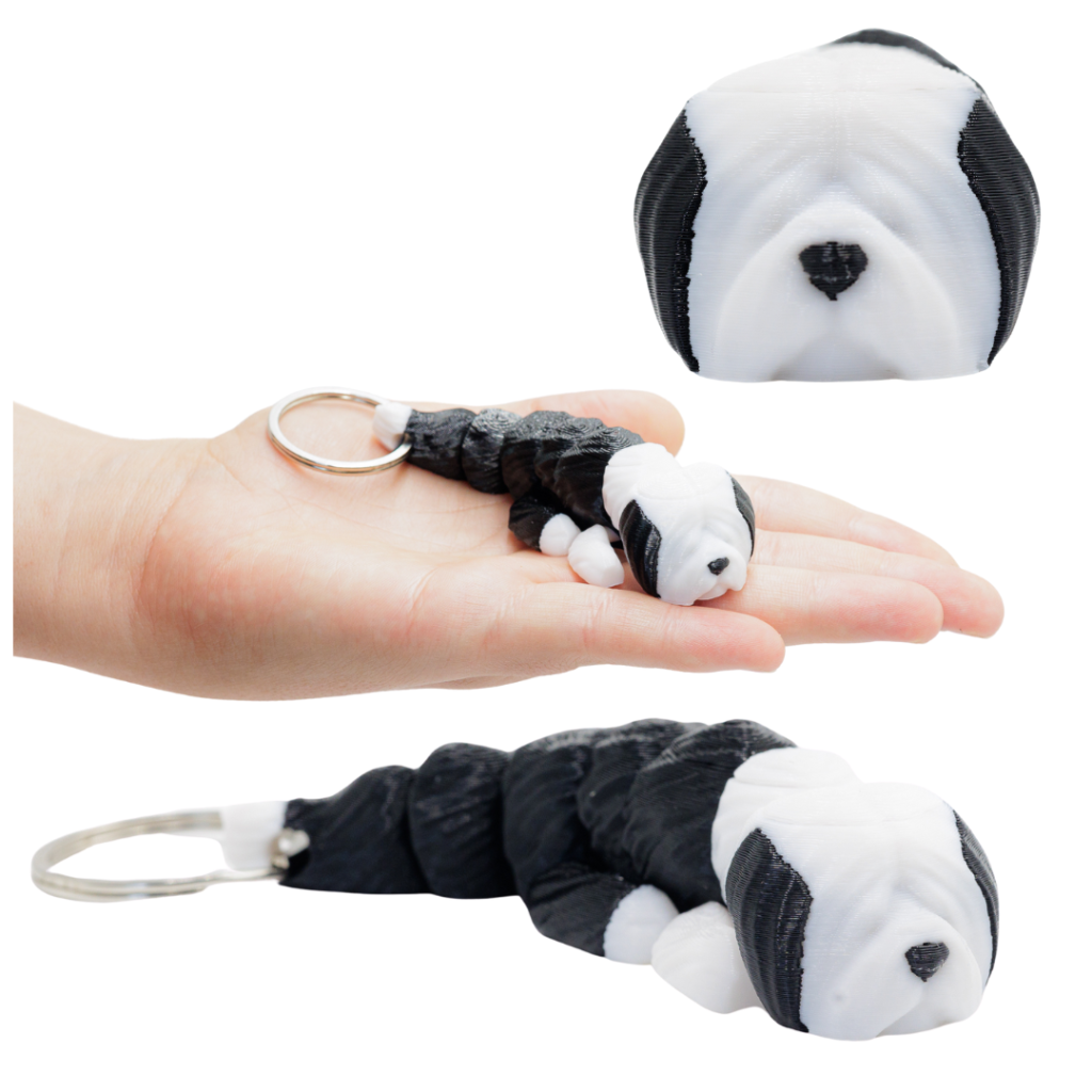 Brelok do kluczy Breloczek Piesek Owczarek Staroangielski