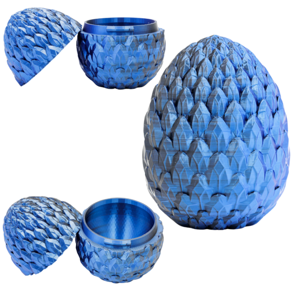 Kryształowe Smocze Jajo BLUEBERRY Rozmiar XL