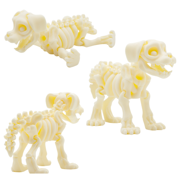 Ruchomy Szkielet Pieska - Ozdoba na Hallowen