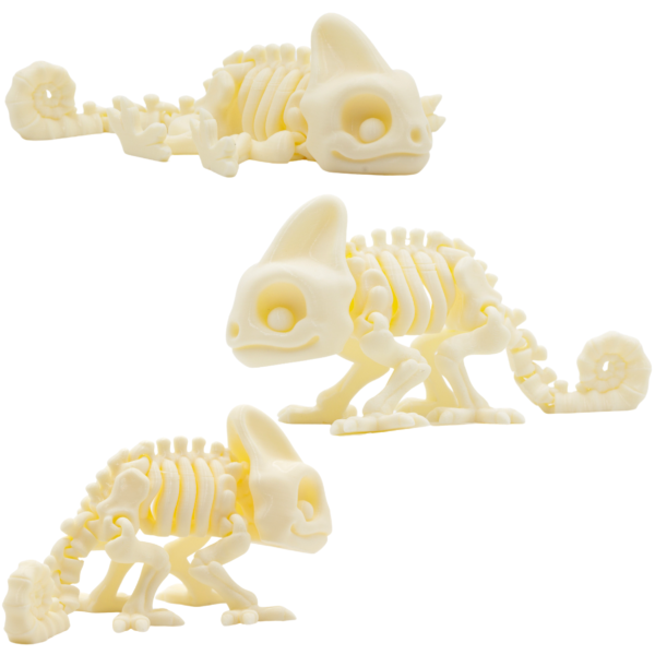 Ruchomy Szkielet Kameleona - Ozdoba na Hallowen