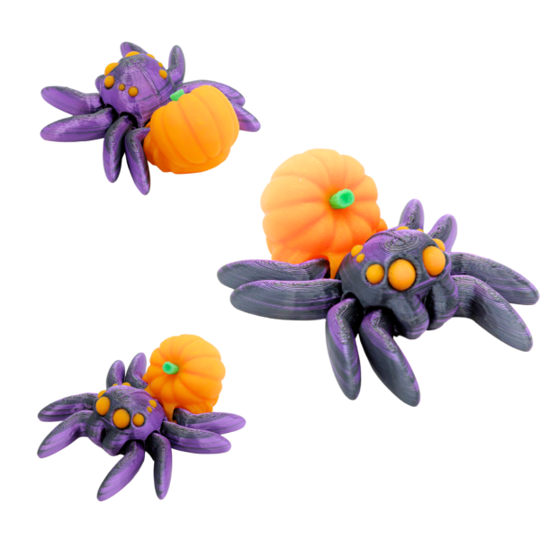 Pająk z Dynią - Ozdoba na Hallowen