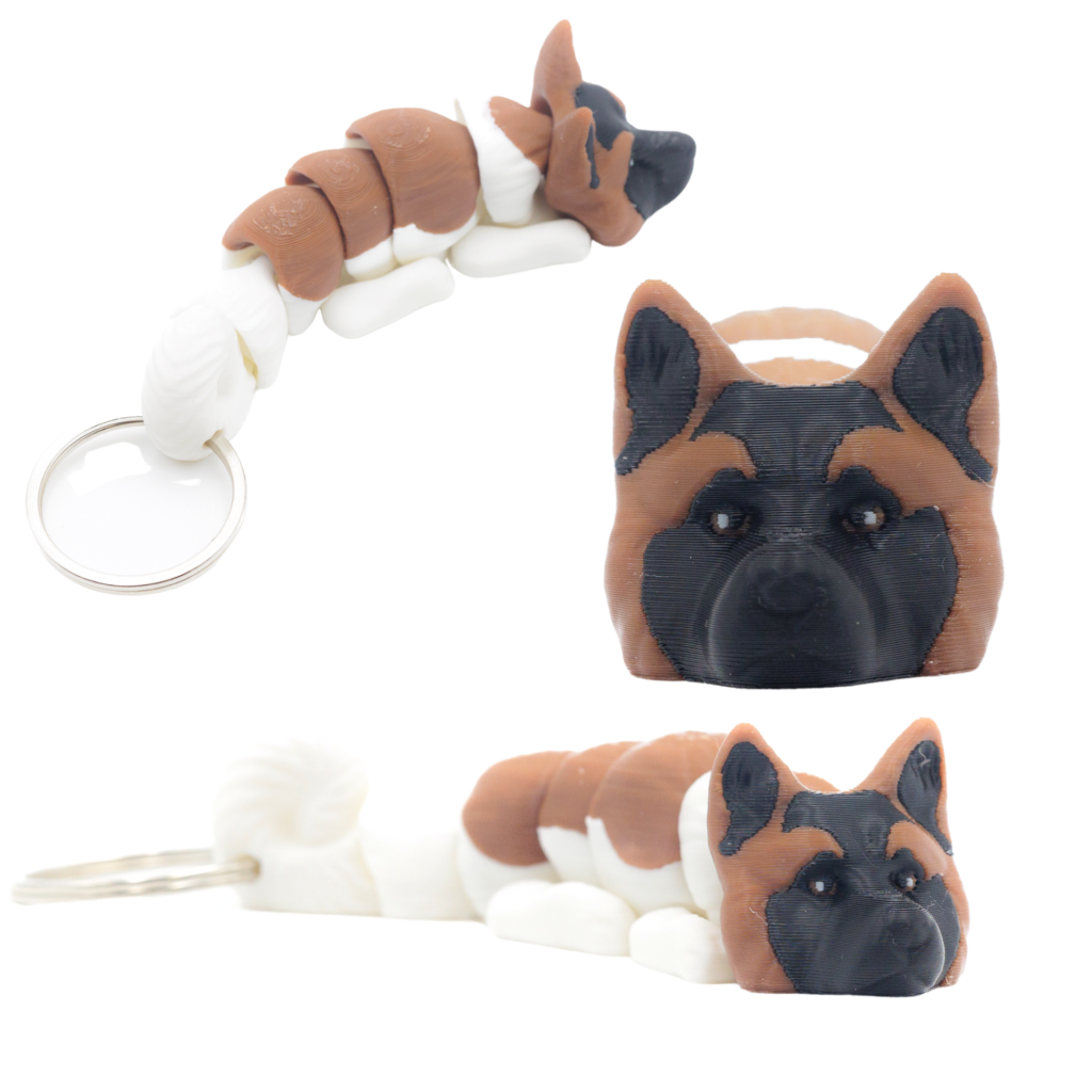 Brelok do kluczy Breloczek Pies Akita Inu