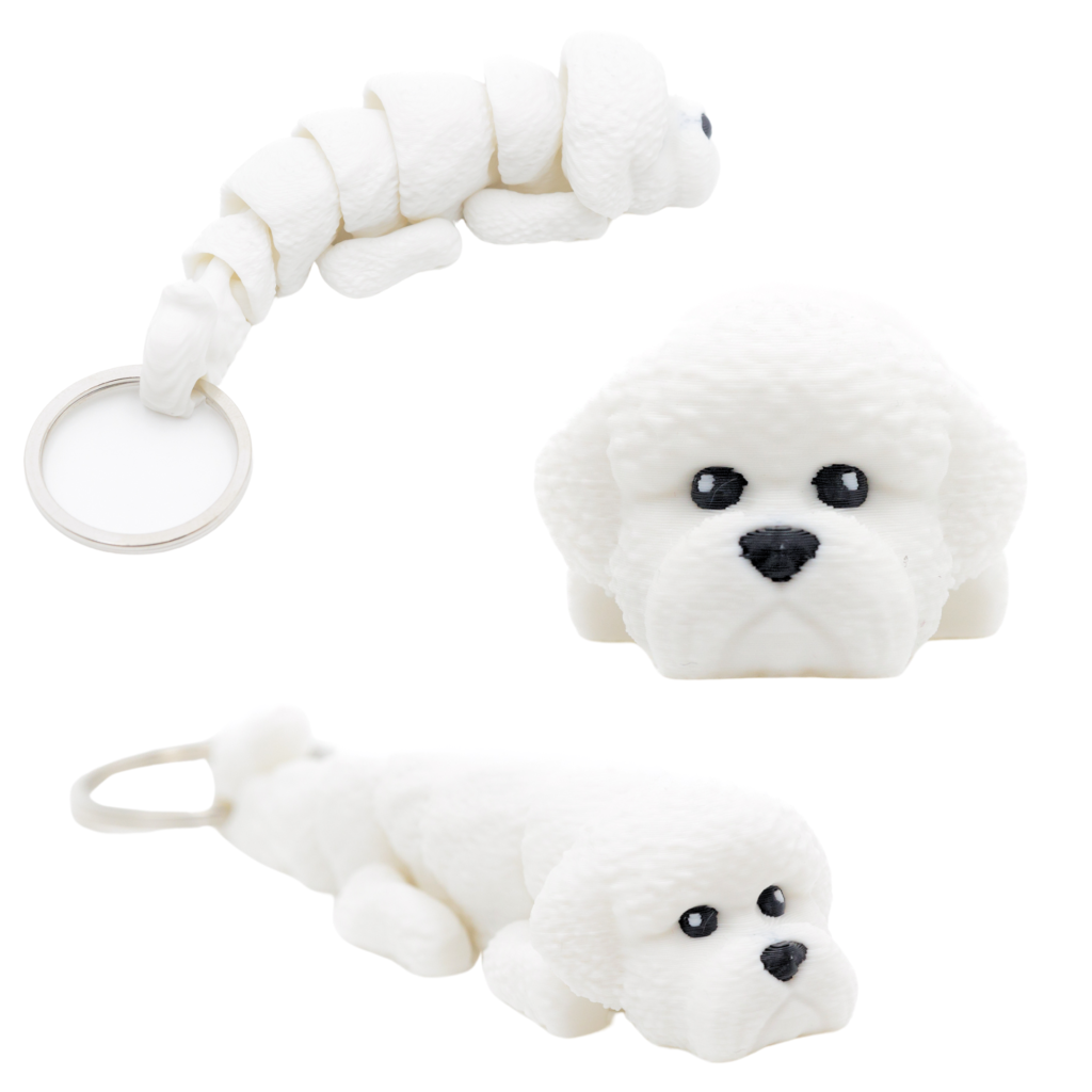 Brelok do kluczy Breloczek Pies Bichon Frise
